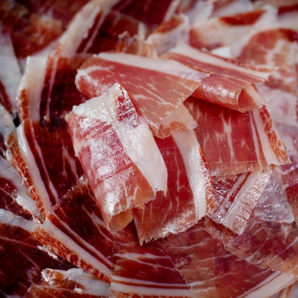 Szynka jamón 100 % ibérico DO Los Pedroches  w plastrach 100 g - obrazek 2